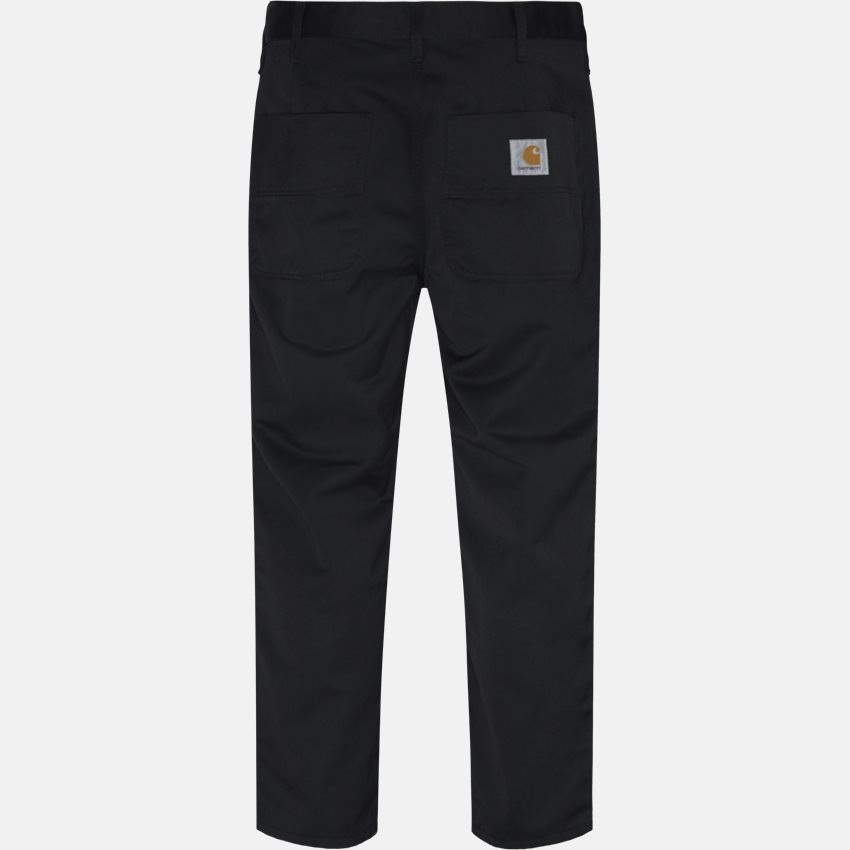 Carhartt WIP Trousers ABBOT PANT I025813 BLACK RINSED